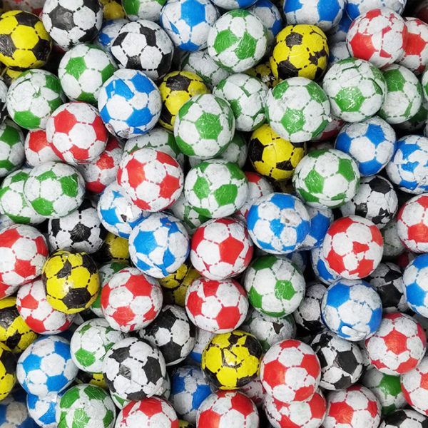 chocolate footballs