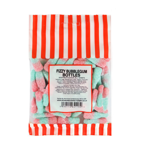 Fizzy Bubblegum Bottles 140g