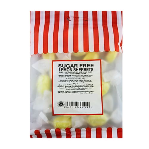 Sugar Free Sherbet Lemons 75g