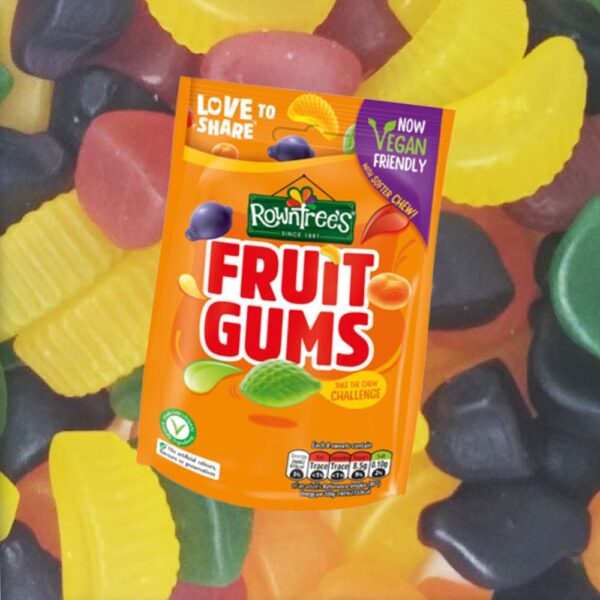 Rowntrees Fruit Gums 120g x10