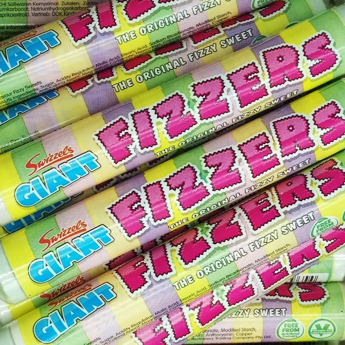 Swizzels Giant Fizzers Single Roll, Retro Sweets