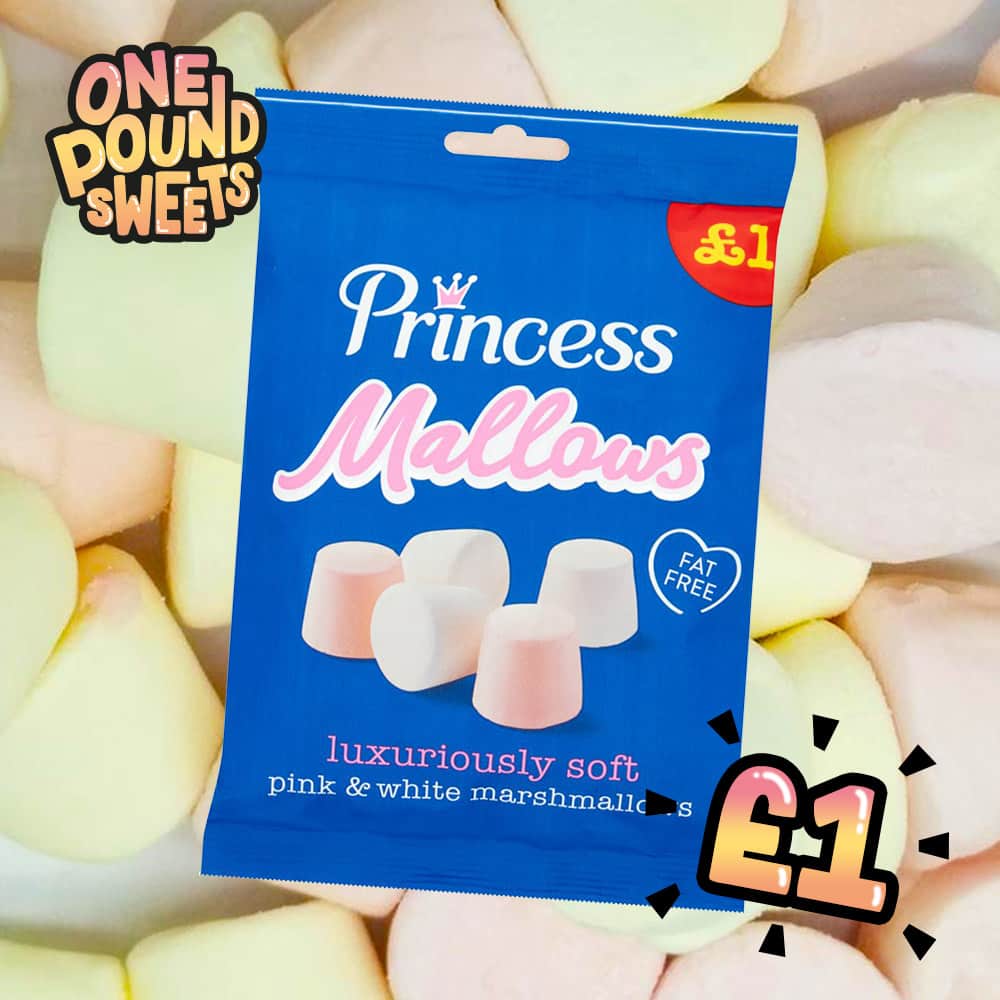 Princess Mallows 150g, Retro Sweets
