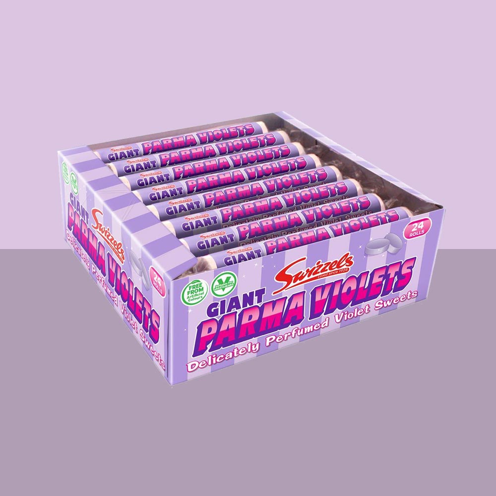 Box of 24 – Swizzels Giant Parma Violets