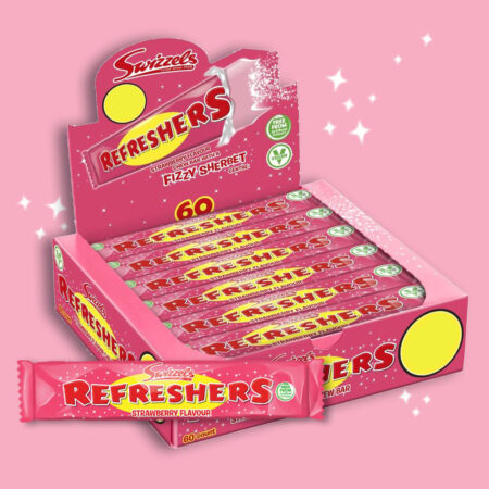 Swizzels Refreshers Strawberry Chew Bars x60
