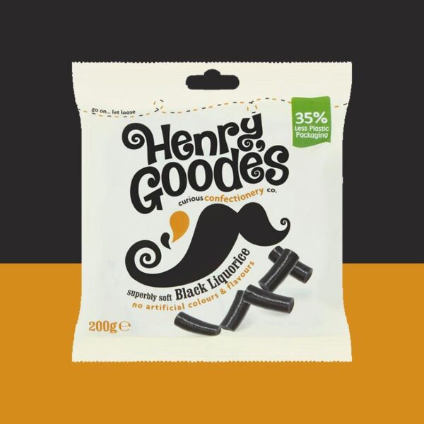 Henry Goode’s Superbly Soft Black Liquorice 200g x9