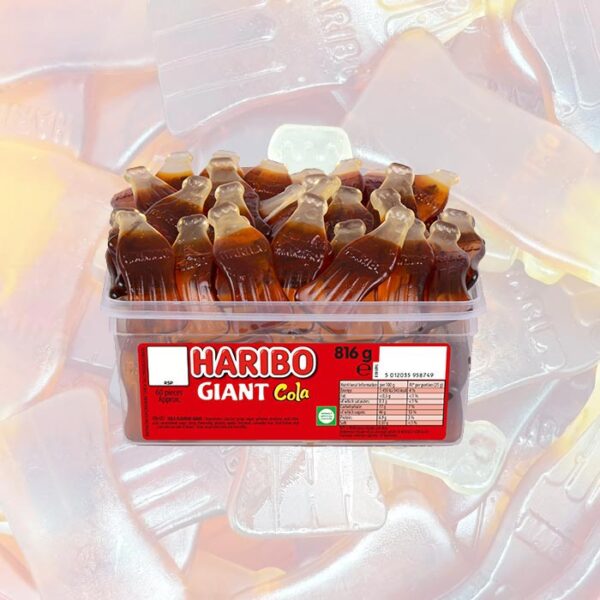 Haribo Giant Cola Bottles Tub 720g