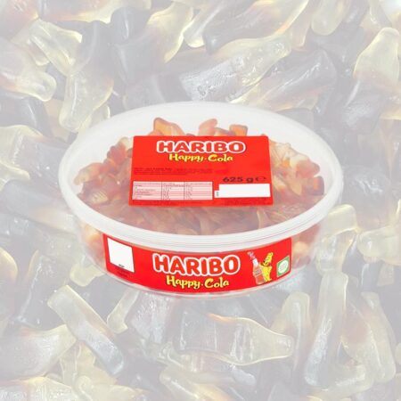 Haribo Happy Cola Bottles Tub 492g