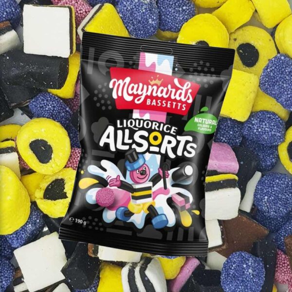 Maynards Liquorice Allsorts 130g x10