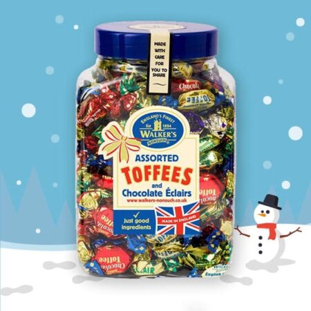 walkers assorted toffee jars