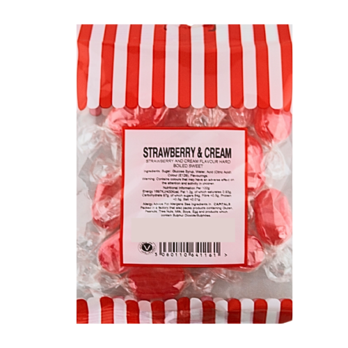 Strawberry & Creams 140g