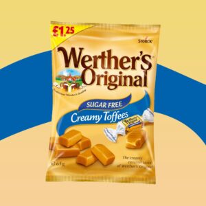 Sugar Free Werther's Creamy Toffees 65g