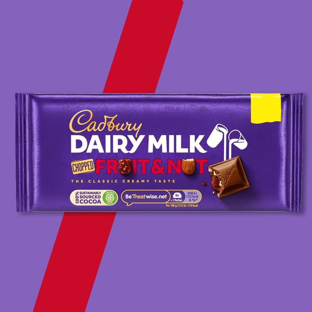 Cadbury Dairy Milk Fruit & Nut Block 95g