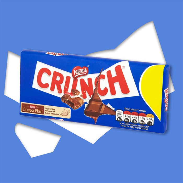 Nestle Crunch Chocolate Bar - One Pound Sweets