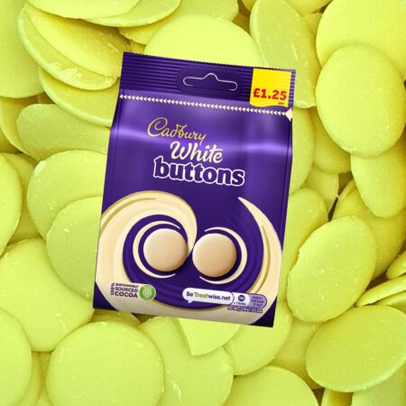 Cadbury White Giant Buttons 85g x10 PMP £1.85