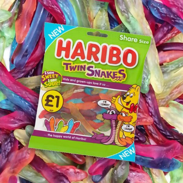 Haribo Twin Snakes 140g x12