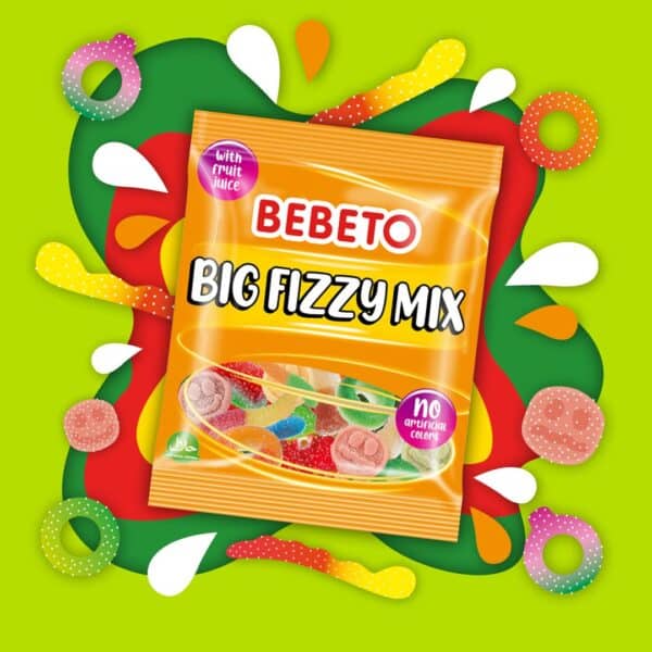 Bebeto Fizzy Mix 150g x10