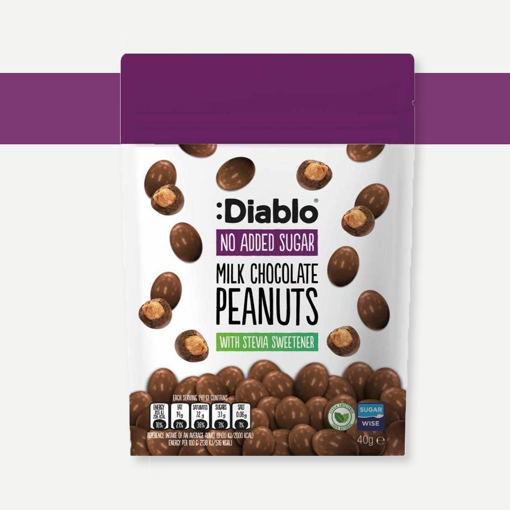 Diablo NAS Milk Chocolate Peanuts 40g
