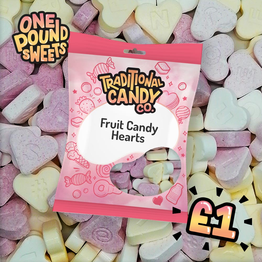Fruity Candy Hearts 80g