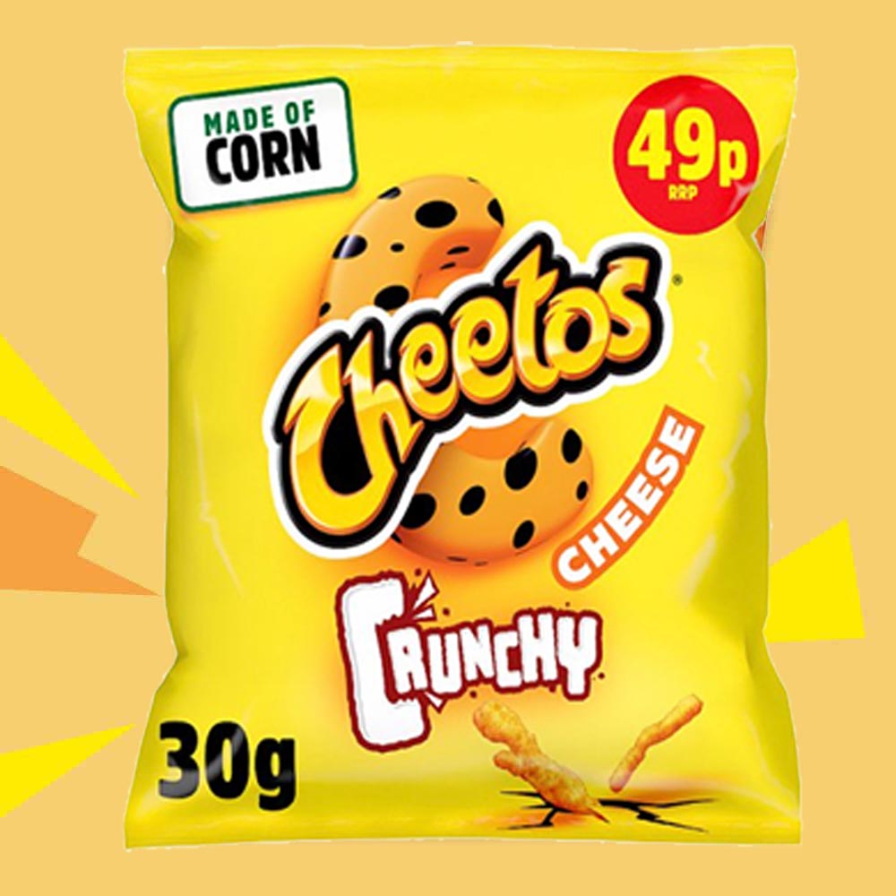 Cheetos Crunchy Cheese 39g - (Snack Bags), Retro Sweets