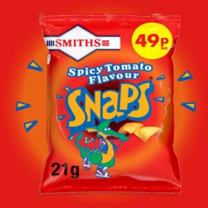 Smiths Snaps Spicy Tomato 21g - (Snack Bag)