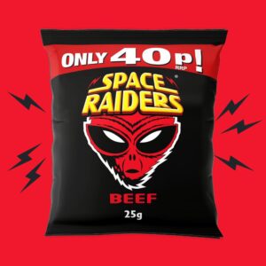 Space Raiders Beef 25g - (Snack Bags)