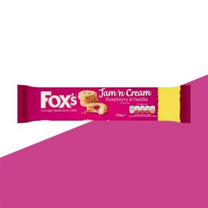 Fox's Jam'n Cream Raspberry & Vanilla