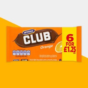 McVities Club Orange 6 Pack