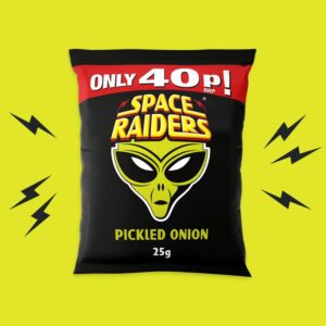 Space Raiders Pickled Onion 25g - (Snack Bags)