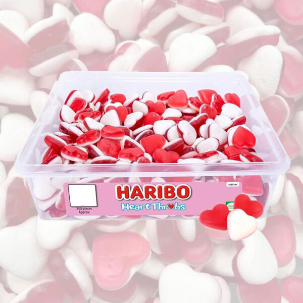 Haribo Heart Throbs Tub 480g