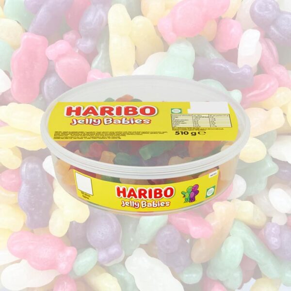 Haribo Jelly Babies Tub 510g