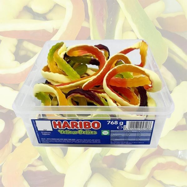 Haribo Yellow Bellies Tub 768g