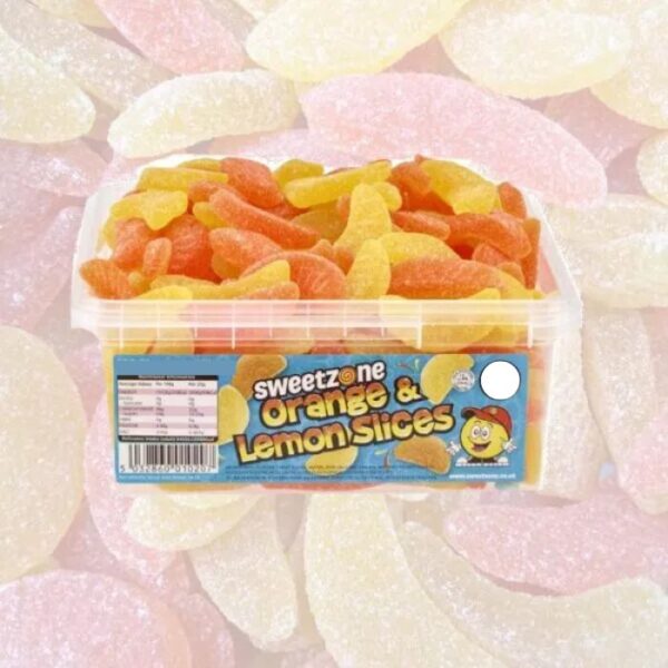 Sweetzone Orange & Lemon Slices Tub 805g