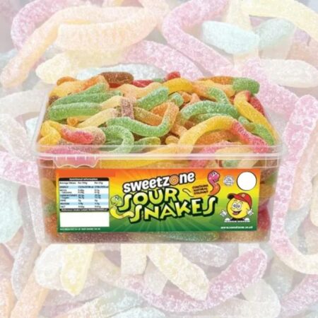 Sweetzone Sour Snakes Tub 800g