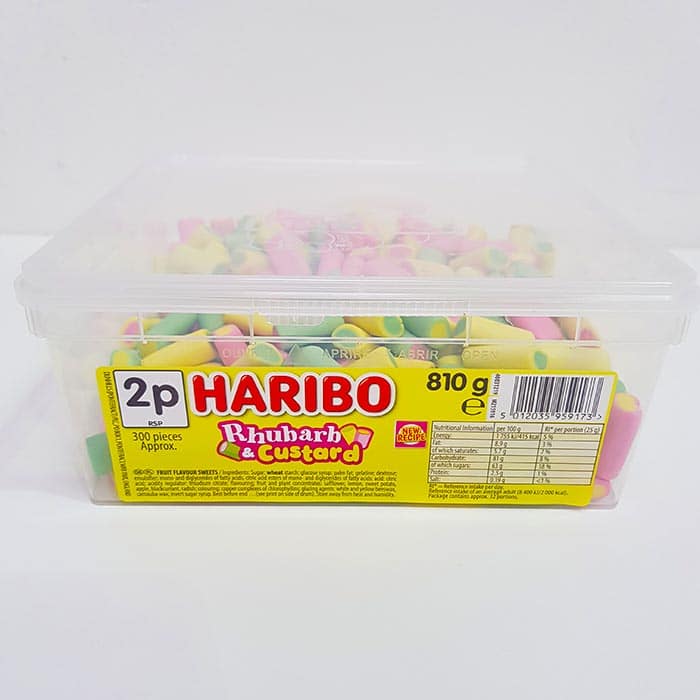 HARIBO Rhubarb & Custard 810g | DIY Parties