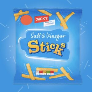 Jacks Salt & Vinegar Sticks 60g