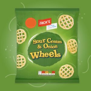 Jacks Sour Cream & Onion Wheels 55g