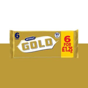 McVities Gold Bars 6 Pack