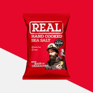 Real Crisps Sea Salt 35g - (Snack Bag)