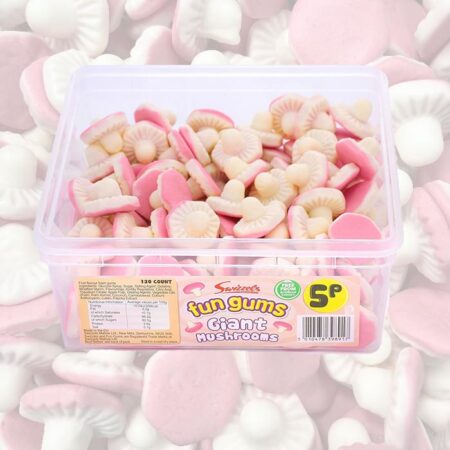 Swizzels Fun Gums Giant Mushrooms Tub