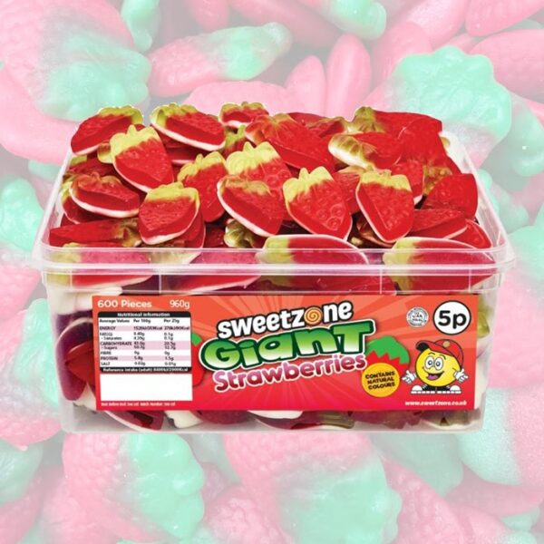 Sweetzone Giant Strawberries Tub 700g