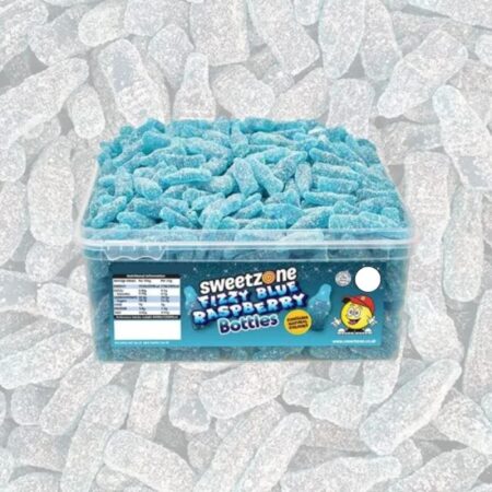 Sweetzone Fizzy Blue Raspberry Bottles Tub 805g
