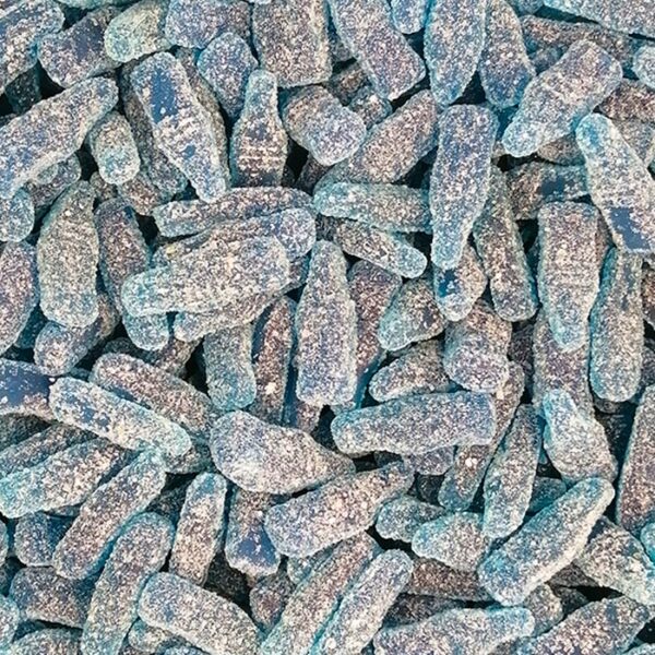 Sweetzone Fizzy Blue Raspberry Bottles Tub 805g