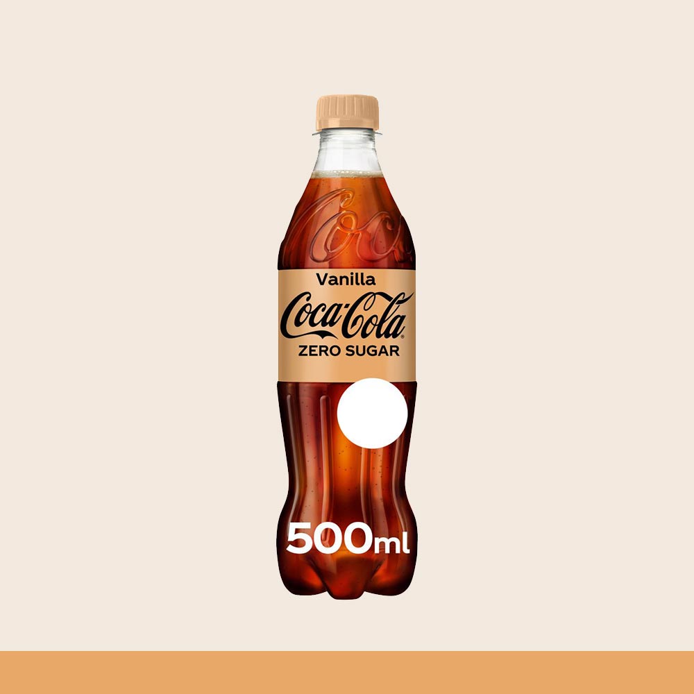 12x Coca Cola Vanilla Zero Sugar 500ml (PMP £1.20)