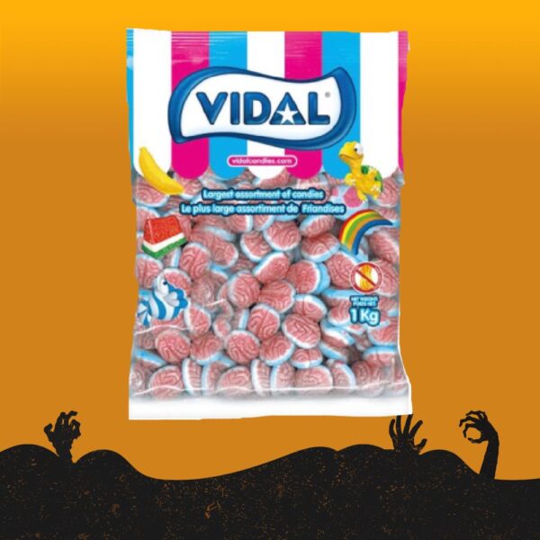 1kg Bulk Bag Halloween Jelly Filled Brains