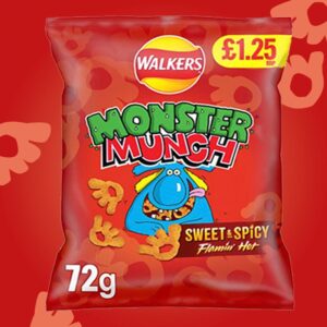 Monster Munch Sweet & Spicy Flamin' Hot 72g