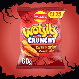 Wotsits Crunchy Sweet & Spicy Flamin Hot 60g