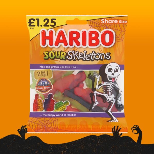 Haribo Sour Skeletons 140g x12