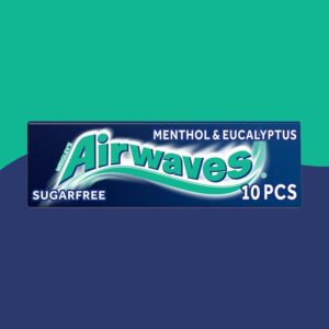 Airwaves Menthol & Eucalyptus  Sugar Free Chewing Gum