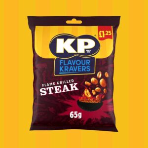 KP Flame Grilled Steak Peanuts 65g - (£1.25 Bag)