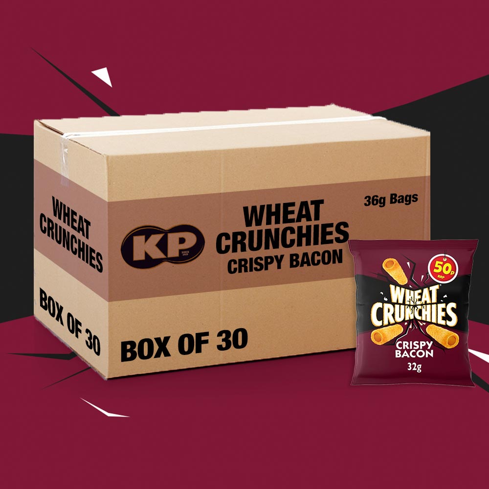30x Wheat Crunchies Bacon 32g